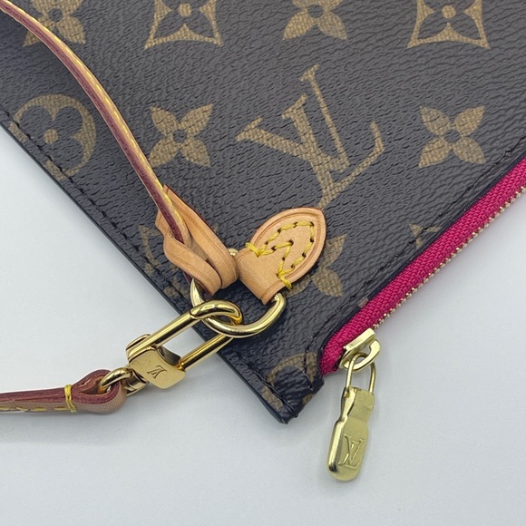 Louis Vuitton Saint Barth Neverfull Pivone Pochette Clutch Wristlet Pouch Rare - Picture 5 of 15